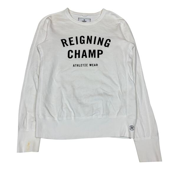 Reigning Champ Gym Logo Crewneck Sweatshirt Pullover Men's Small - Picture 1 of 12